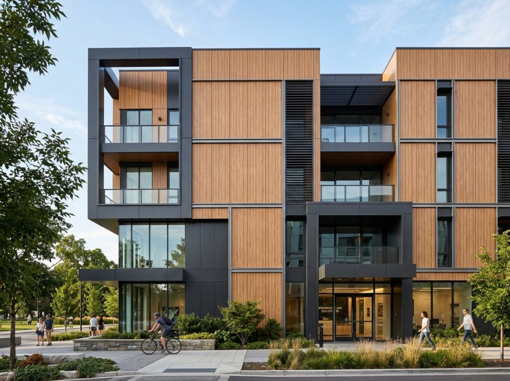 hpl & metal cladding